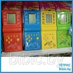 Тетрис классический игровой, развивающая игрушка приставка головоломка пазл для детей на батарейках