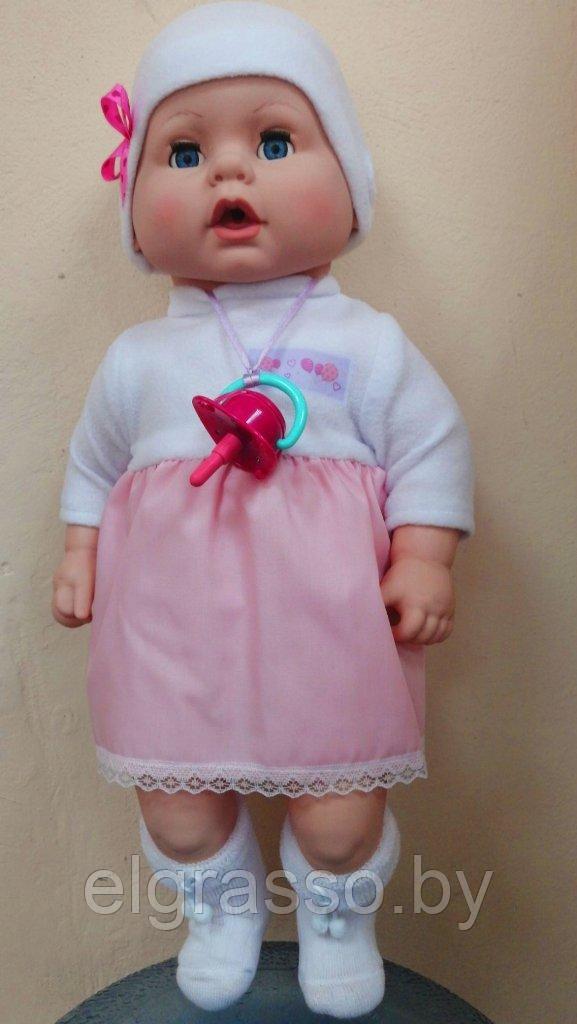 Большая кукла "Вита-1 с пустышкой" (озвучена, плачет), 50-60см, Белкукла - фото 2 - id-p122796174