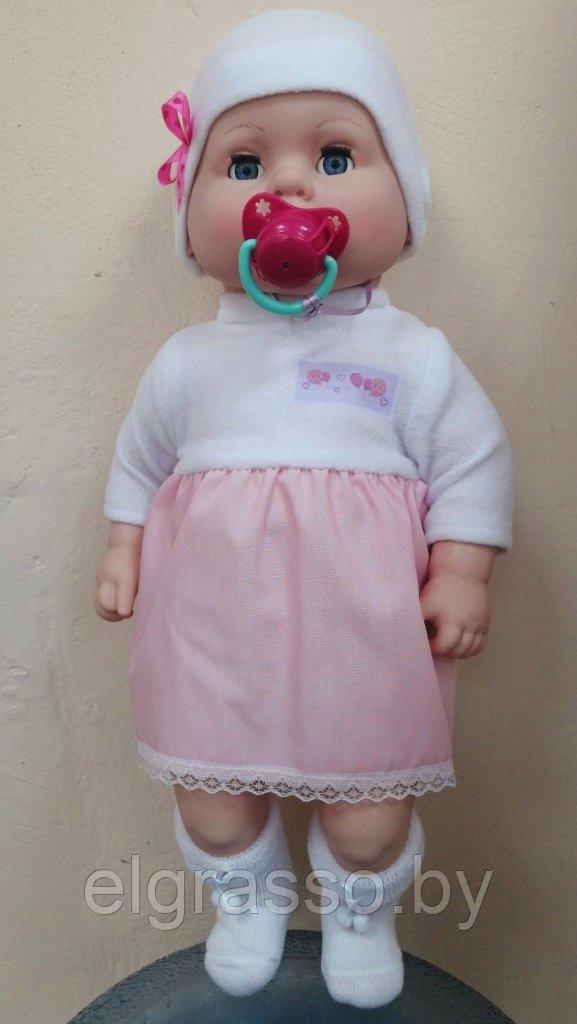 Большая кукла "Вита-1 с пустышкой" (озвучена, плачет), 50-60см, Белкукла - фото 1 - id-p122796174