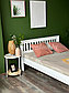 Двуспальная  кровать "Портман" 160х200(белый воск), фото 6