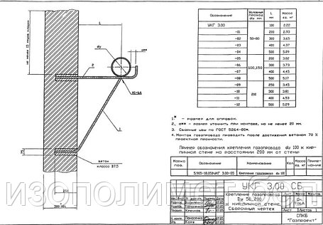 Крепление газопровода УКГ 3.00, фото 2