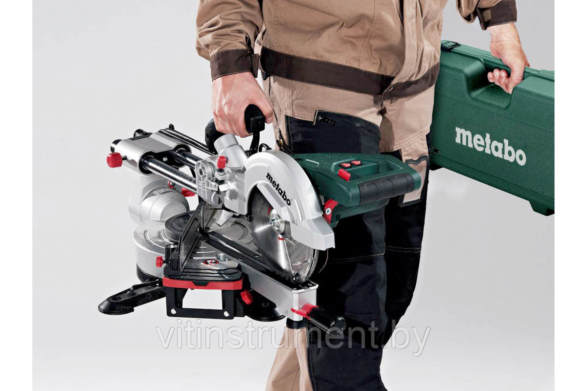 Торцовочная пила Metabo KGSV 216 M (1350 Вт, 216х30 мм, до 65 мм) (619261000) - фото 5 - id-p200798149