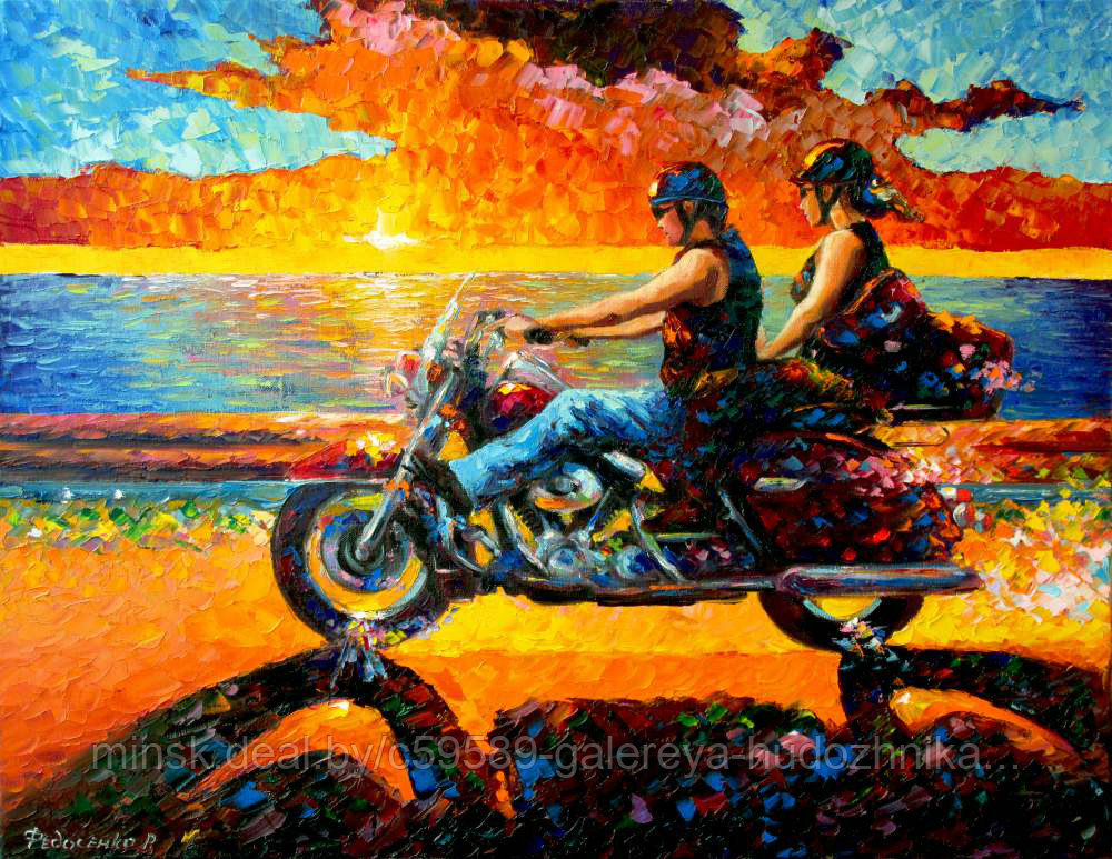 Мото-арт. Драйв. Картины о мотоциклах - фото 1 - id-p200799471