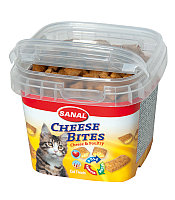 75г SANAL Cheese Bites лакомство для кошек, сырные подушечки