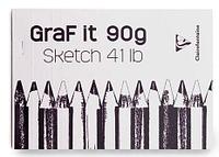 Скетчбук "Graf It", A5, 90 г/м2, 80 листов, ассорти