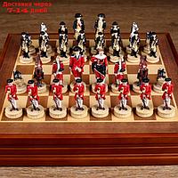 Шахматы сувенирные "Гражданские войны" (доска 36х36х6 см, h=8 см, h=6 см)