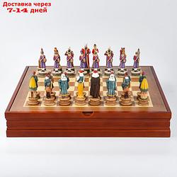 Шахматы сувенирные "Восточные" (доска 36х36х6 см, h=8 см, h=6.5 см)