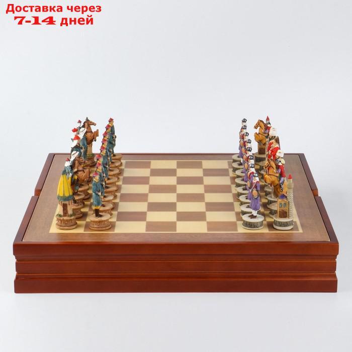 Шахматы сувенирные "Восточные" (доска 36х36х6 см, h=8 см, h=6.5 см) - фото 4 - id-p200713439