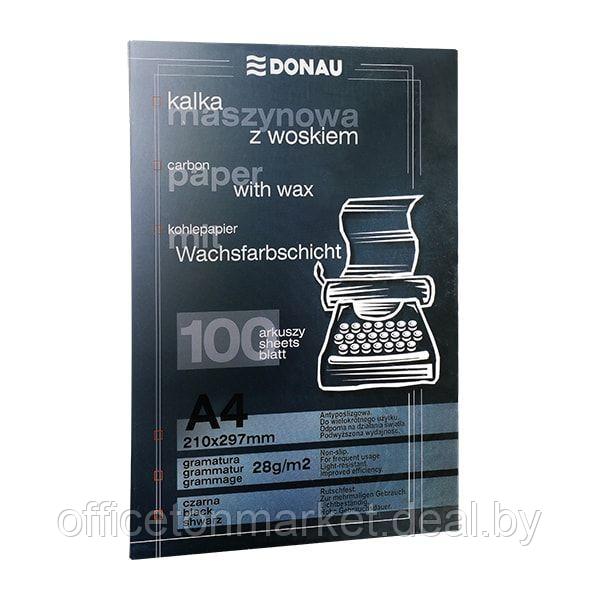 Бумага копировальная "Donau", A4, 100 листов, черный - фото 1 - id-p200808170