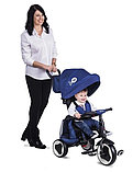Трехколесный велосипед QPlay Rito Plus1B (синий) складной, фото 6
