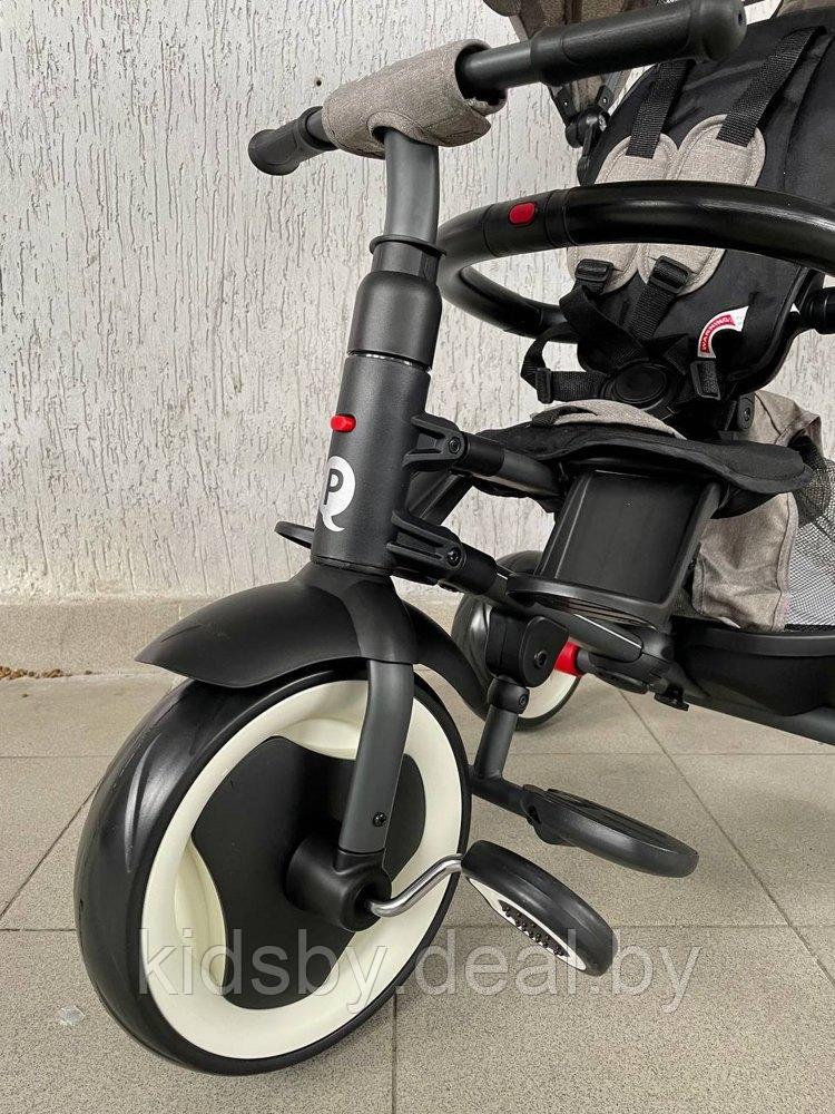 Трехколесный велосипед QPlay Rito Plus1GY (серый) складной - фото 3 - id-p200807850