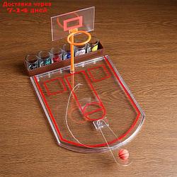 Игра "Пьяный баскетбол", 6 стопок, 30х22 см