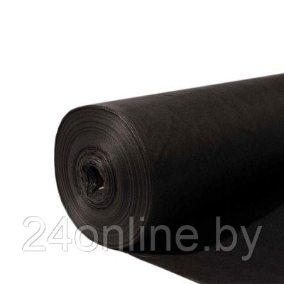 Спанбонд укрывной материал черный Мульча ширина 4,2 м., 60 гр/м.кв