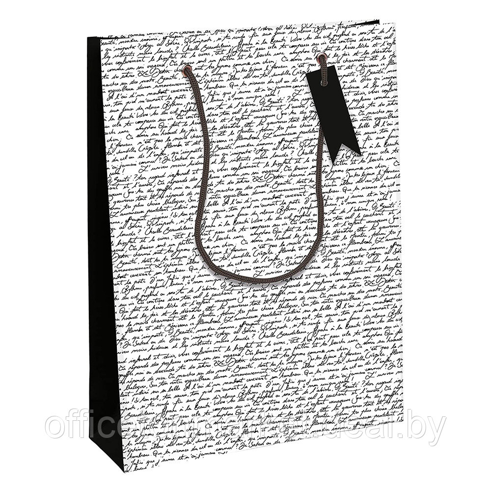 Пакет бумажный подарочный "Excellia. Baudelaire", 26.5x14x33 см - фото 1 - id-p200800165