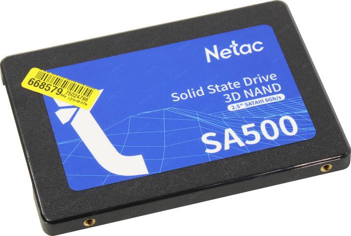 SSD 240 Gb SATA 6Gb/s Netac SA500 NT01SA500-240-S3X 2.5" - фото 1 - id-p185361125