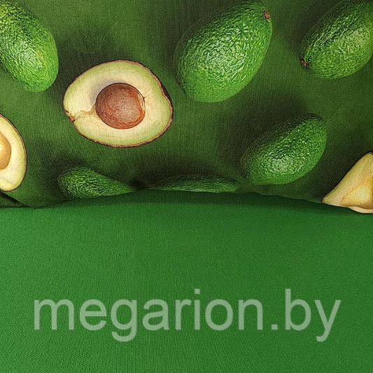 Матрас для садовых качелей Авокадо зеленый 180см - фото 3 - id-p176647294