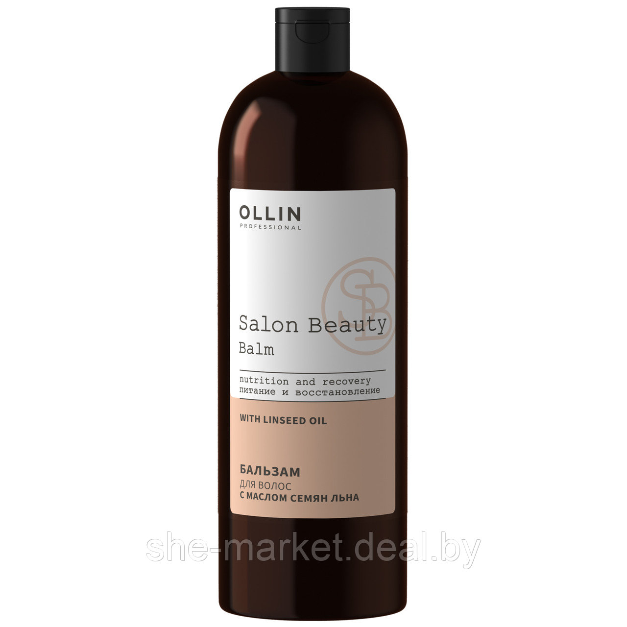 Бальзам для волос с маслом семян льна Salon Beauty, 1л - фото 1 - id-p200812454