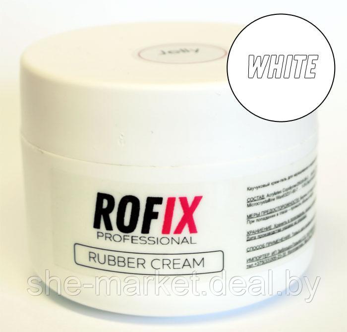 Гель-желе Белый для наращивания ногтей Rubber Cream White, 50гр - фото 1 - id-p200812927