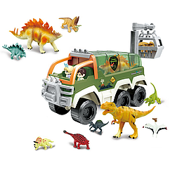 Игровой набор PITUSO Машина с динозаврами Dinosaur Explorer