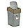 Ведро для мусора PACIFIC FLIP BIN 10 л, коричнево-серый, фото 4
