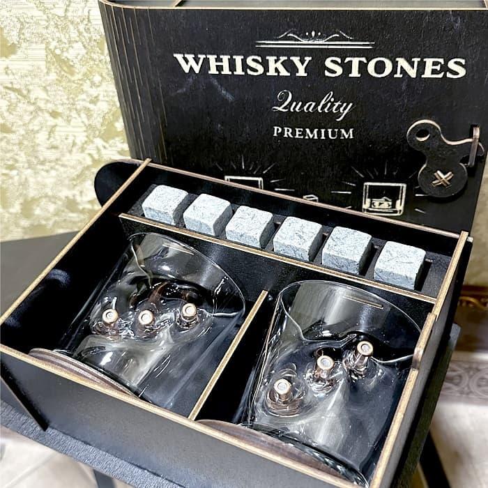 Подарочный набор для виски «PREMIUM» стаканы с пулями - фото 1 - id-p200815978