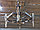 Люстра деревянная рустикальная "Колесо Рыцарское" на 4 лампы, фото 8