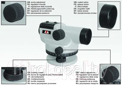 Оптический нивелир ADA Instruments Basis / A00117 - фото 3 - id-p200823500