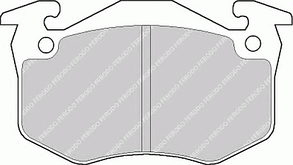 FDB881 Zigger, Колодки тормозные дисковые