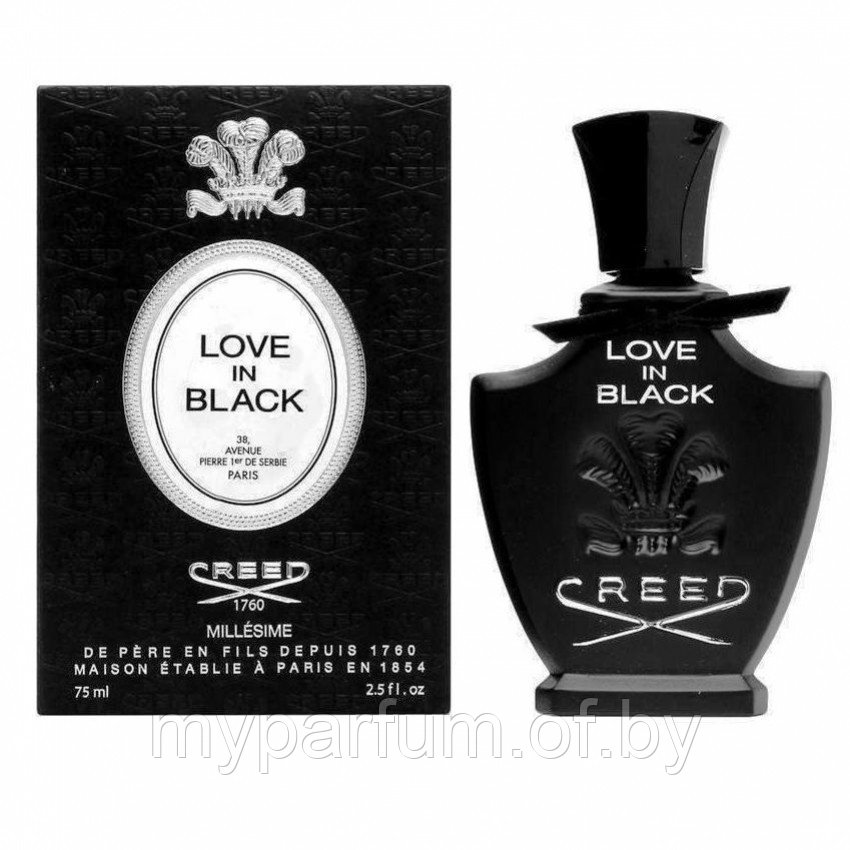 Женская парфюмерная вода Creed Love In Black edp 75ml (PREMIUM) - фото 1 - id-p200824771