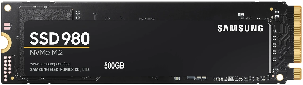 SSD M.2 2280 M PCI Express 3.0 x4 Samsung 500Gb 980 (MZ-V8V500BW) 3100/2600 MBps TLC RTL