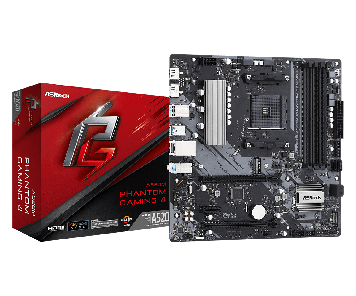MB ASRock A520M PHANTOM GAMING 4 Soc-AM4 (A520) 2xPCI-E3.0x16 PCI-E3.0x1 M.2 Ultra M.2 DP+HDMI 4xDDR4 4733+