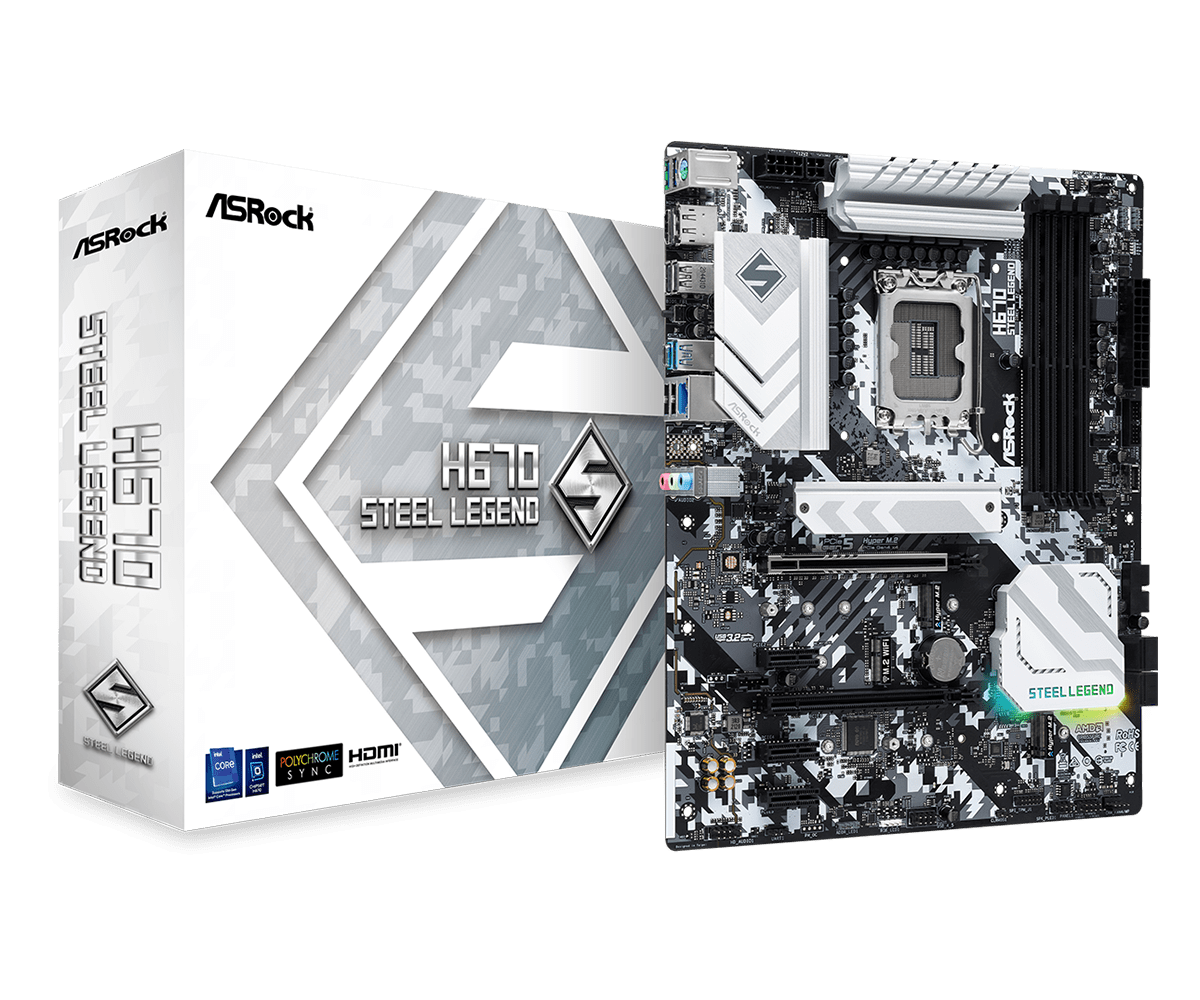 Материнская плата ASRock H670 Steel Legend