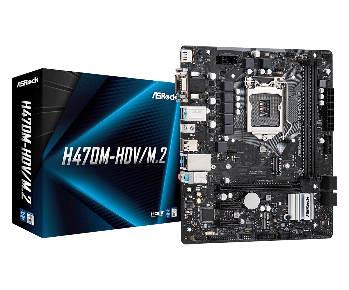 Материнская плата ASRock H470M-HDV/M.2