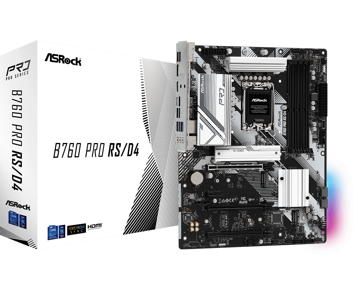 Материнская плата ASRock B760 PRO RS/D4