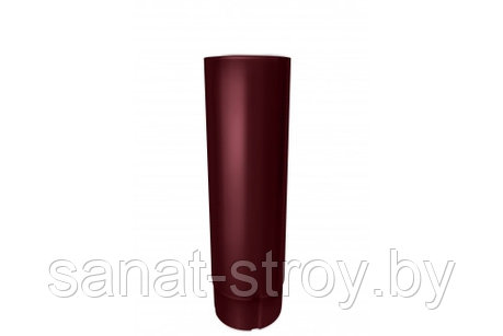 Труба круглая Optima 90мм 3м  RAL 3005 красное вино, фото 2