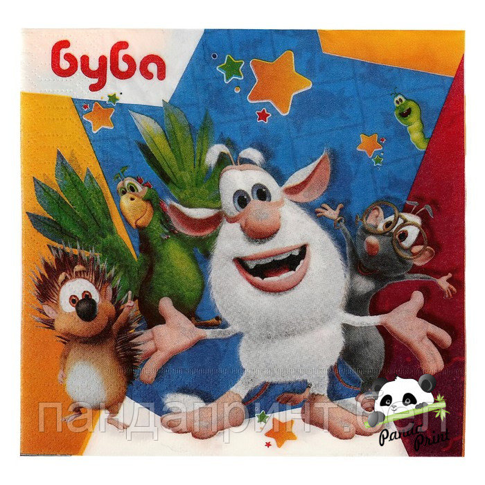 Салфетки, Буба, Играем Вместе, 33х33 см, 20 шт (арт.PLB-73551-BB0