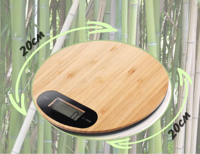 Электронные бамбуковые кухонные весы Electronic Kitchen Scale (до 5 кг) - фото 8 - id-p200944151