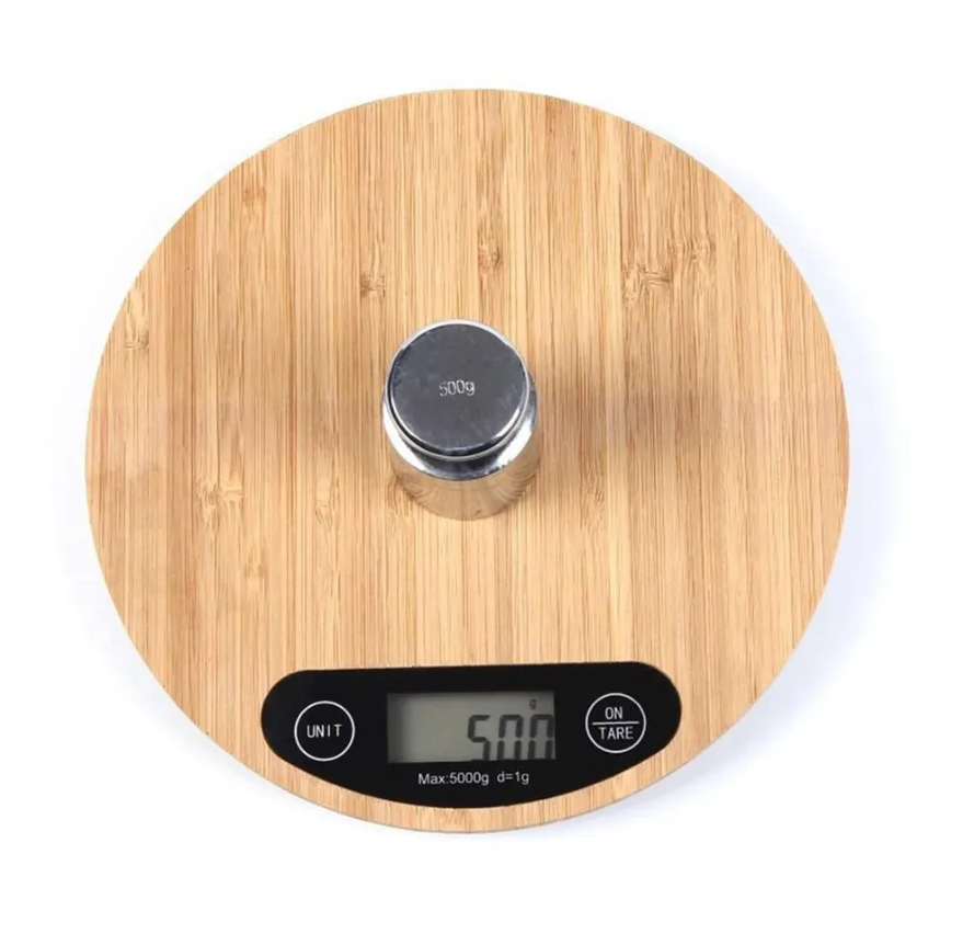 Электронные бамбуковые кухонные весы Electronic Kitchen Scale (до 5 кг) - фото 10 - id-p200944151