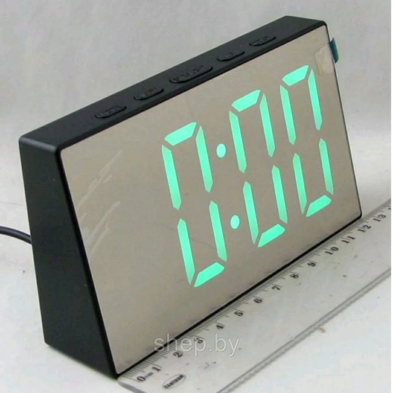 Настольные светодиодные часы DS-3699L подсветка зеленый - фото 3 - id-p200952705