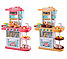 Кухня игровая детская с водой, паром, свет, звук, холодильник, 889-164. 43 предмета, фото 2