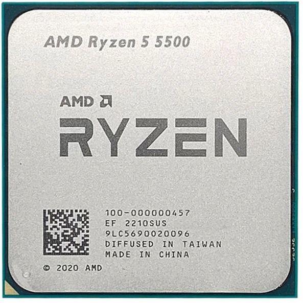 Процессор Socket-AM4 AMD Ryzen 5 5500 (100-100000457MPK) 6C/12T 3.6GHz/4.2GHz 3+16Mb 65W мультипак + Wraith