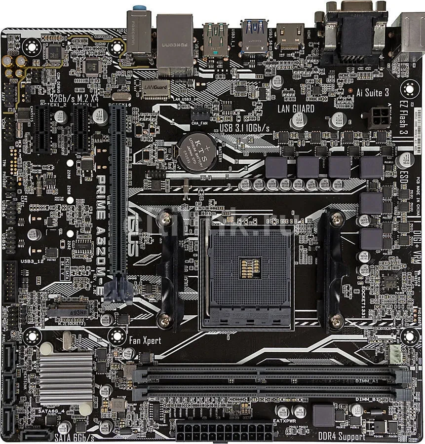 Материнская плата ASUS Prime A320M-E