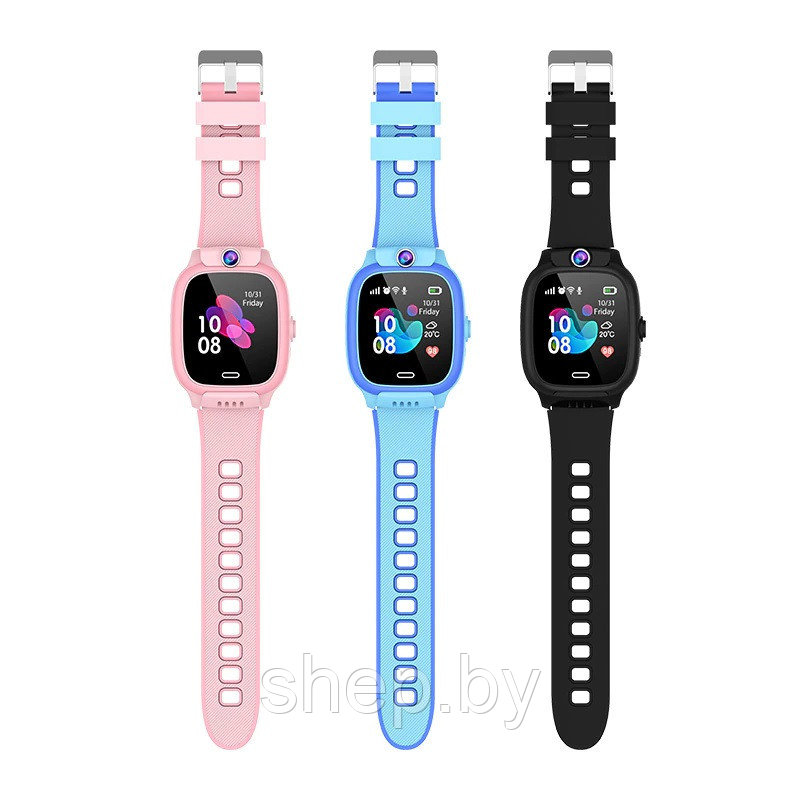 Детские умные GPS часы Smart Baby Watch Y31 с камерой, розовый, голубой, черный - фото 2 - id-p200954035