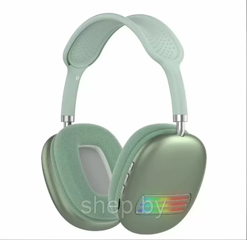 Беспроводные стерео наушники Bluetooth HiFi Wireless STN-02 цвет: мятный, синий, серебро, красный - фото 3 - id-p200954074