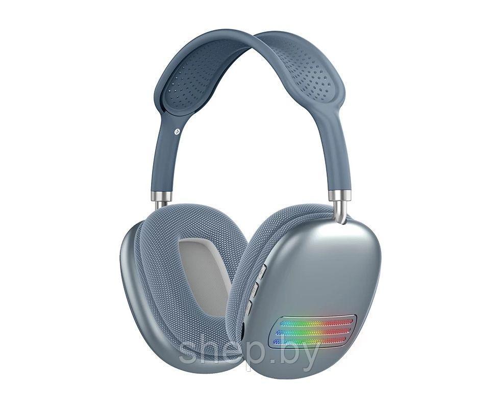 Беспроводные стерео наушники Bluetooth HiFi Wireless STN-02 цвет: мятный, синий, серебро, красный - фото 4 - id-p200954074