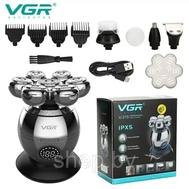 Электробритва VGR V-315 5 в 1 - фото 6 - id-p200954104