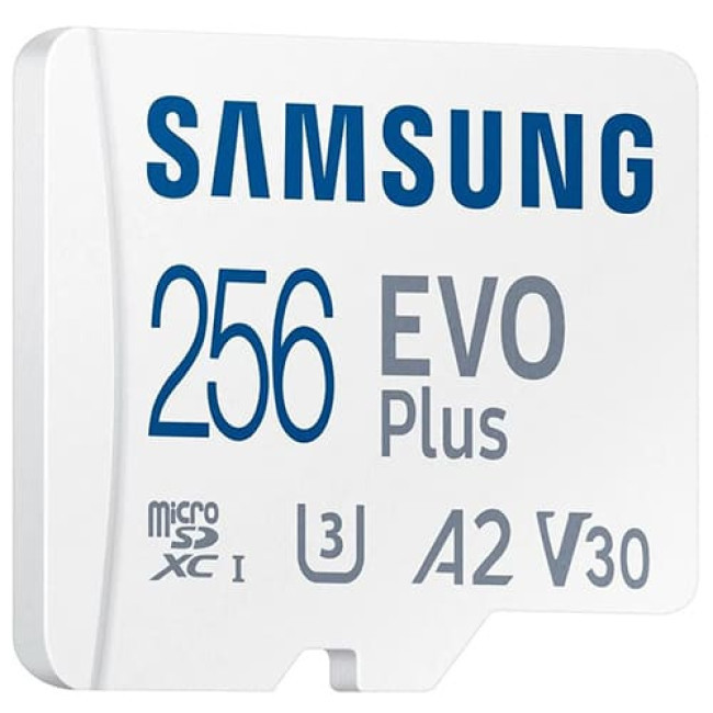 Карта памяти Samsung EVO Plus 2021 microSDXC 256GB + SD адаптер (MB-MC256KA) - фото 2 - id-p200952825