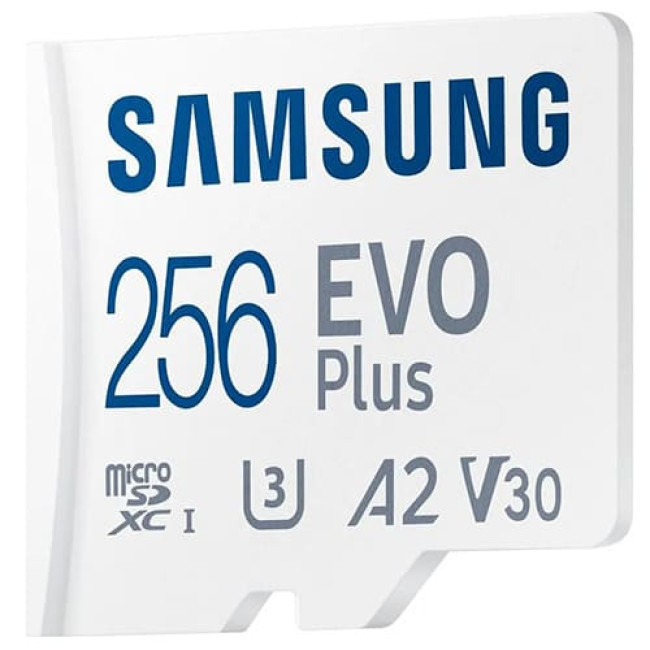 Карта памяти Samsung EVO Plus 2021 microSDXC 256GB + SD адаптер (MB-MC256KA) - фото 4 - id-p200952825