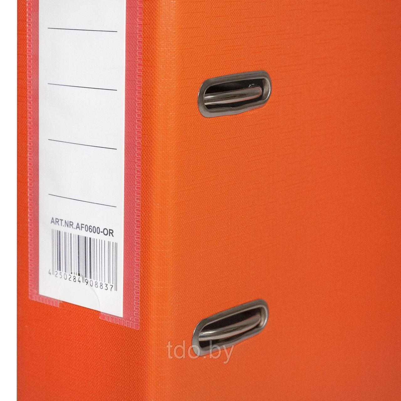 Папка-регистратор PP 80мм бордовый, метал.окантовка/карман, собранная - фото 7 - id-p200954160