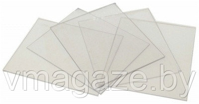 Комплект покровных стёкол из поликарбоната110х90(10 шт)